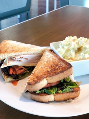 Southwest Turkey Club sandwich
