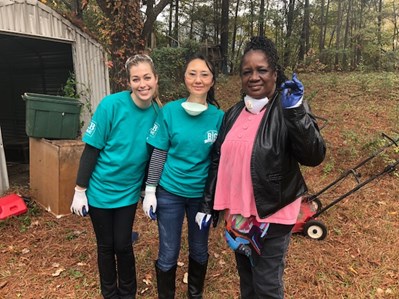 Jessica and Tanya with Ms. Ingram