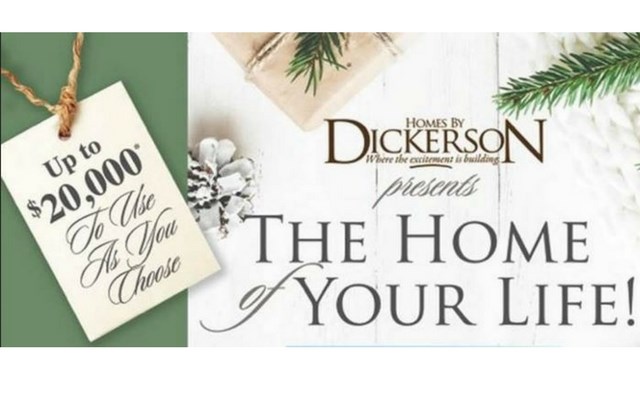 Homes By Dickerson promotion