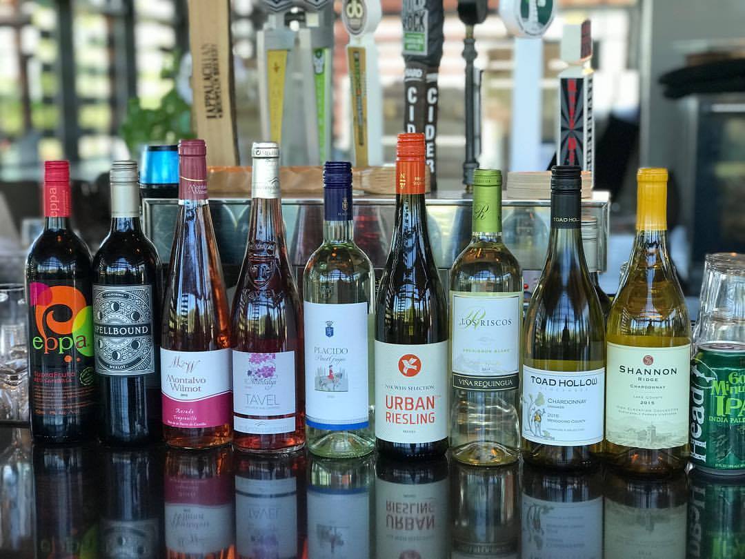 Array of drink offerings from the Grounds Cafe