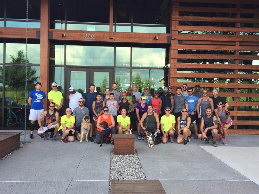 Group picture of The Run Club at Wendell Falls