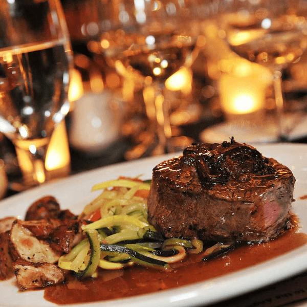 Angus Barn plate of steak