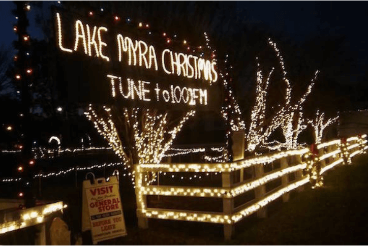 Lake Myra Light Show