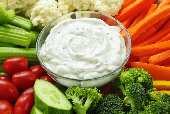 veggies and dip