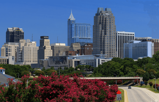Downtown Raleigh skyline