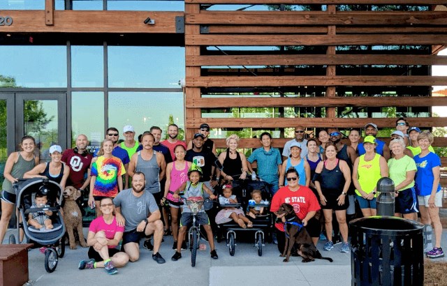 Wendell Falls running club group shot