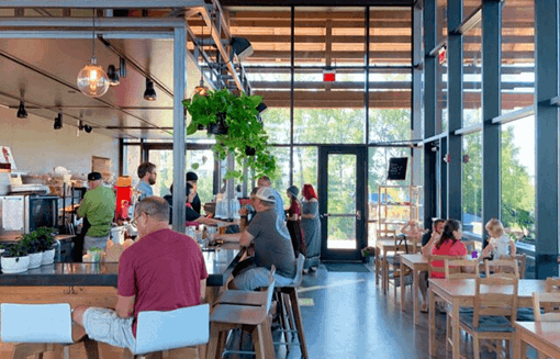 Roast Beef Smørrebrød, Owners: Daniel Whittaker and Patrick Cowden, Opening Day of Farmhouse Cafe