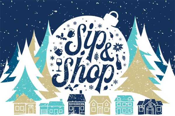 Sip and Shop at Wendell Falls banner