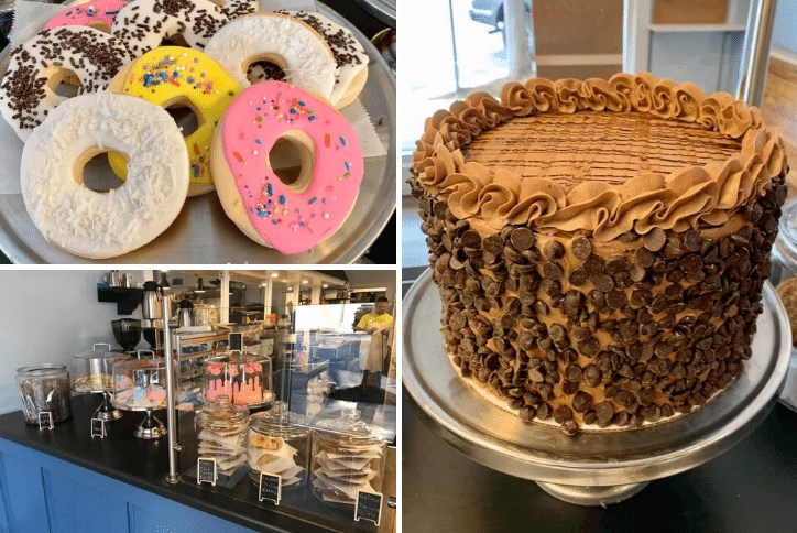 Collage of sweet treats from Carter's Bakery