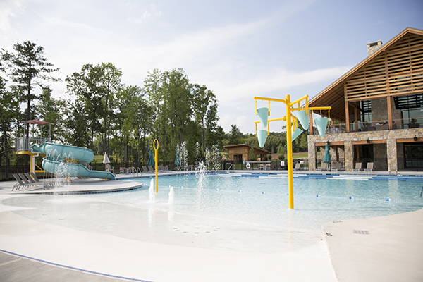 The Wendell Falls kid-approved splash pad