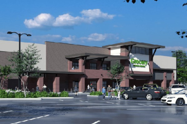 Rendering of Publix supermarket in Wendell Falls