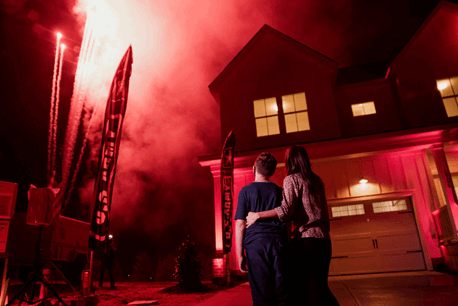 Celebrating Hero Home in Wendell Falls