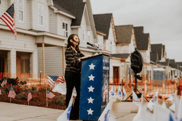 Speech at the Hero Home Ceremony