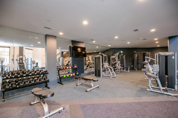 Fitness Center at Brea apartments