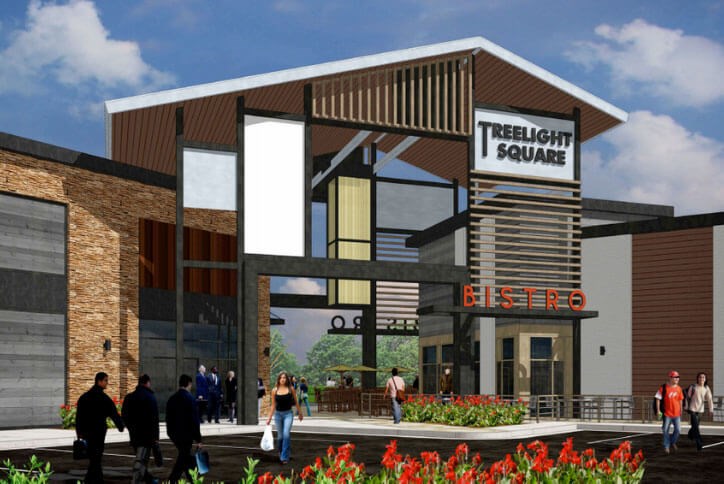 Rendering of TreeLight Square,  Wendell Falls