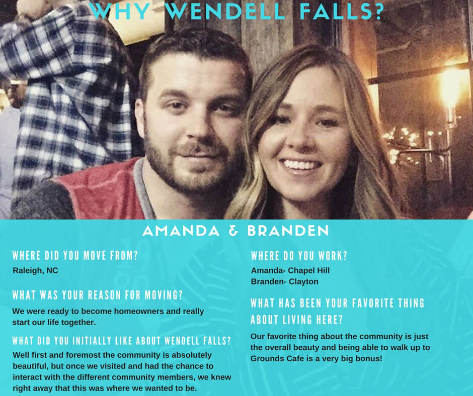 Wendell Falls residents Amanda and Branden