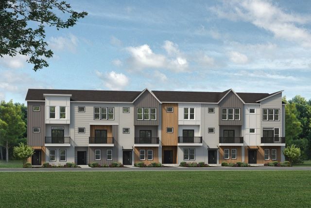 Rendering of Onwordi Townhomes in Wendell Falls