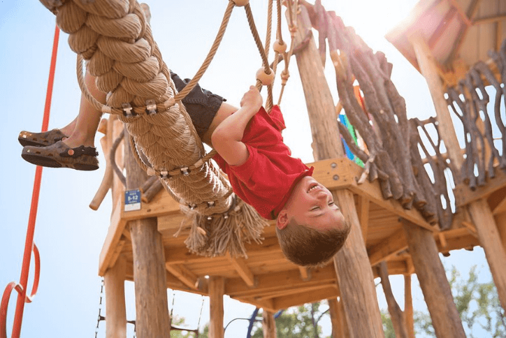 Kids enjoying playground in Wendell Falls