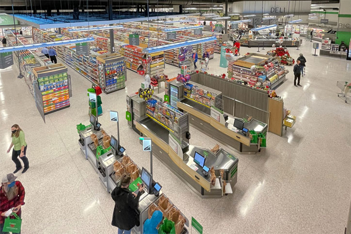 Interior of the new Publix at Wendell Falls