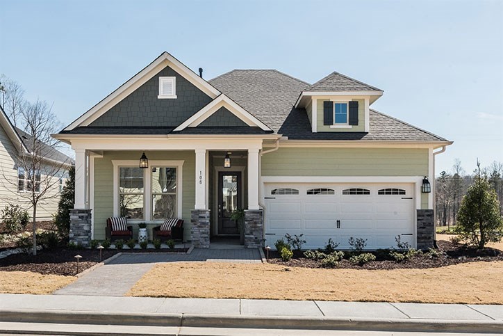 David Weekley Homes model in Wendell Falls.