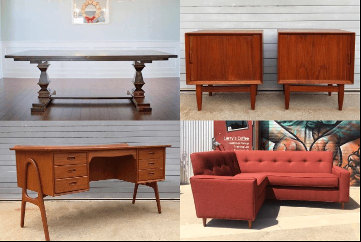 Collage of furniture images