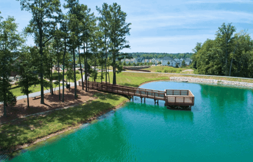 Myatt Landscaping Pier at Wendell Falls