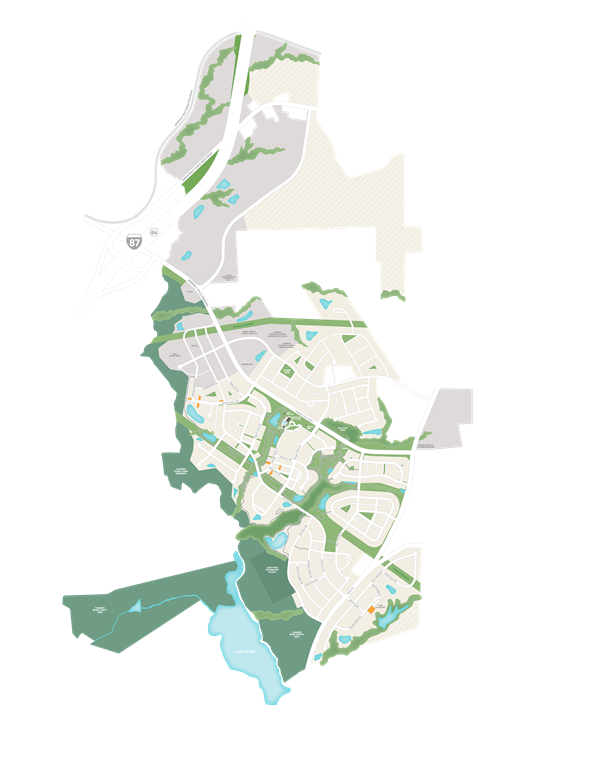 Wendell Falls community map