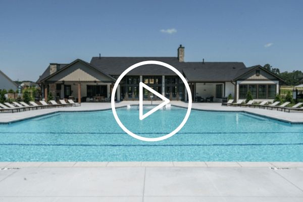 Encore by David Weekley pool amenity in Wendell Falls