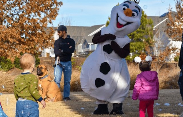 Olaf at Wendell Falls