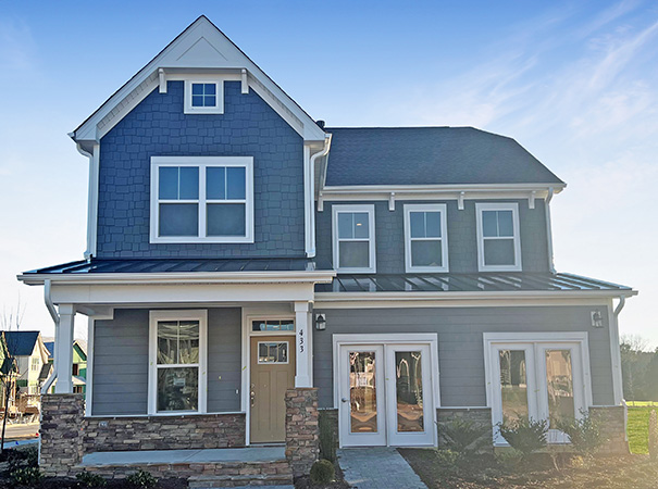 Brookfield Residential Model Home in Wendell Falls