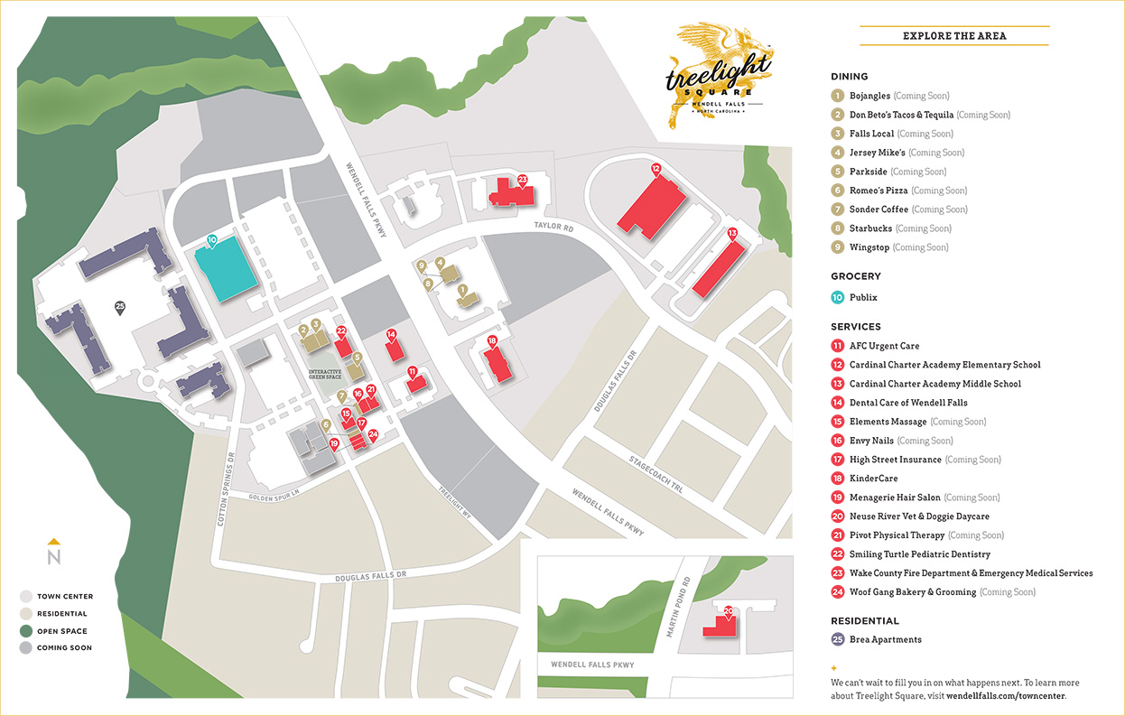 Shop and Dine Wendell Falls Raleigh, NC