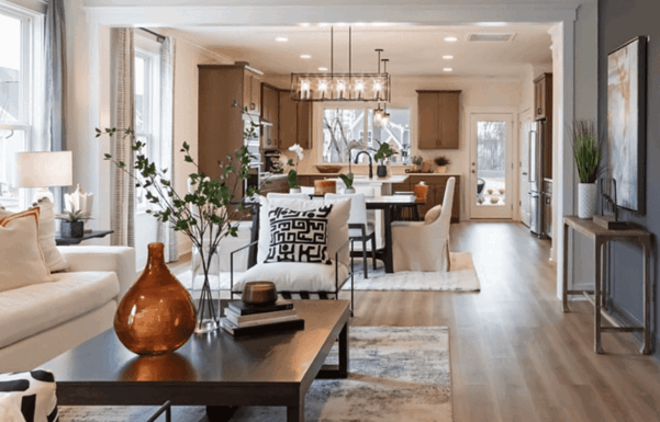 Interior of Brookfield Residential model home