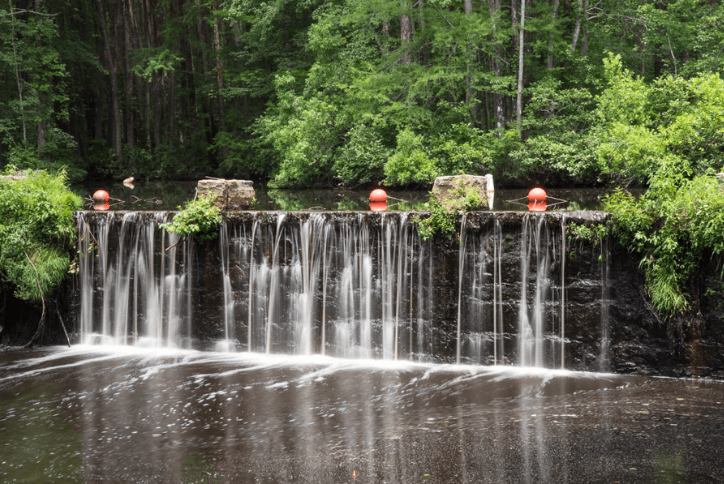 Photo of Historic Dam at Robertson Millpond