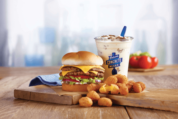 Culver's Butter Burger, Cheese Curds, and Frozen Custard