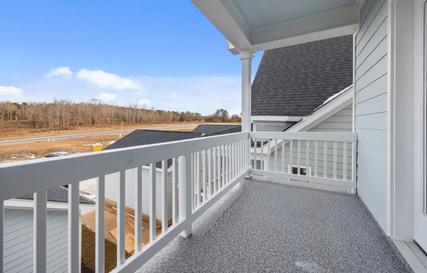 Homesite 2846 Owners Suite Balcony