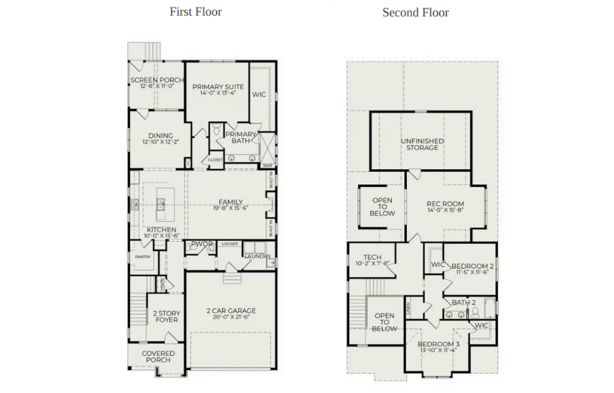 Homesite 2338 Floorplan
