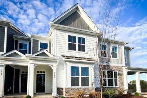 Exterior of Brookfield Residential townhome