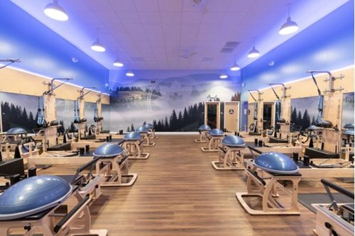 Interior photo of Club Pilates